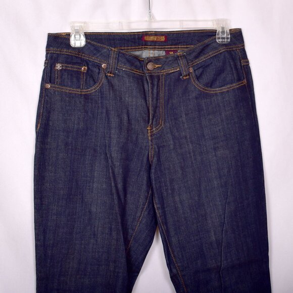 ZD Jeans Bark Wash Straight Leg  Size 14 - Picture 2 of 8